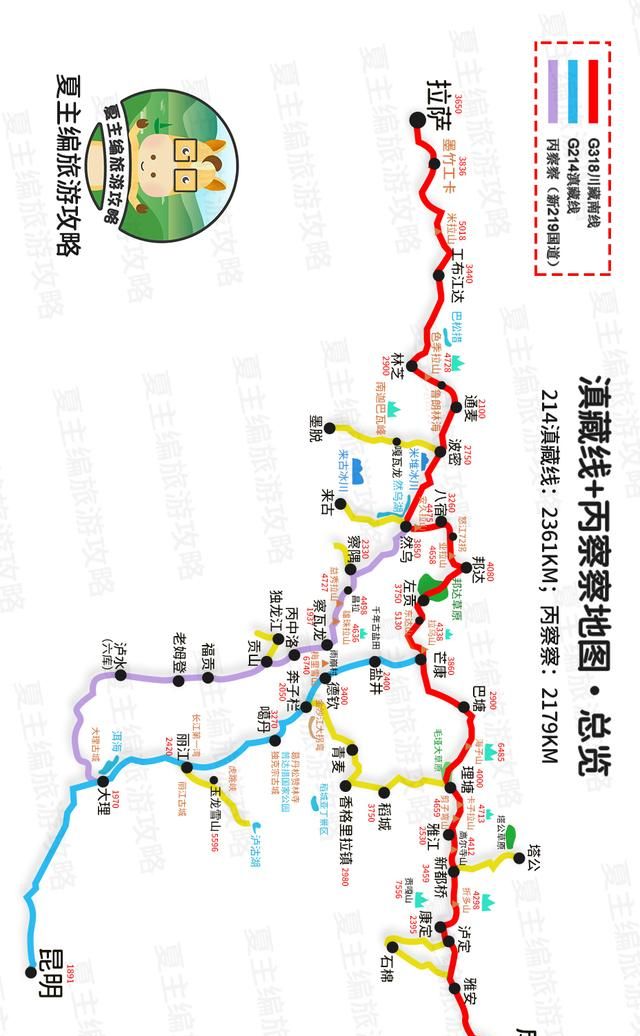 国内自驾游经典线路图17