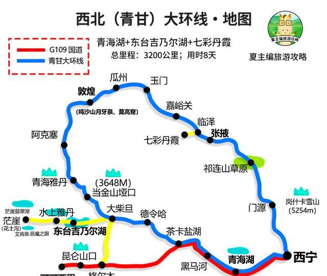 国内自驾游经典线路图38