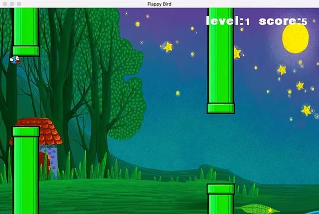 Python实现的flappy bird游戏（有音乐+源码）图2