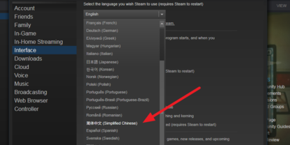 steam变成英文了怎么办图4