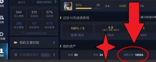 王者荣耀怎么查总消费图3